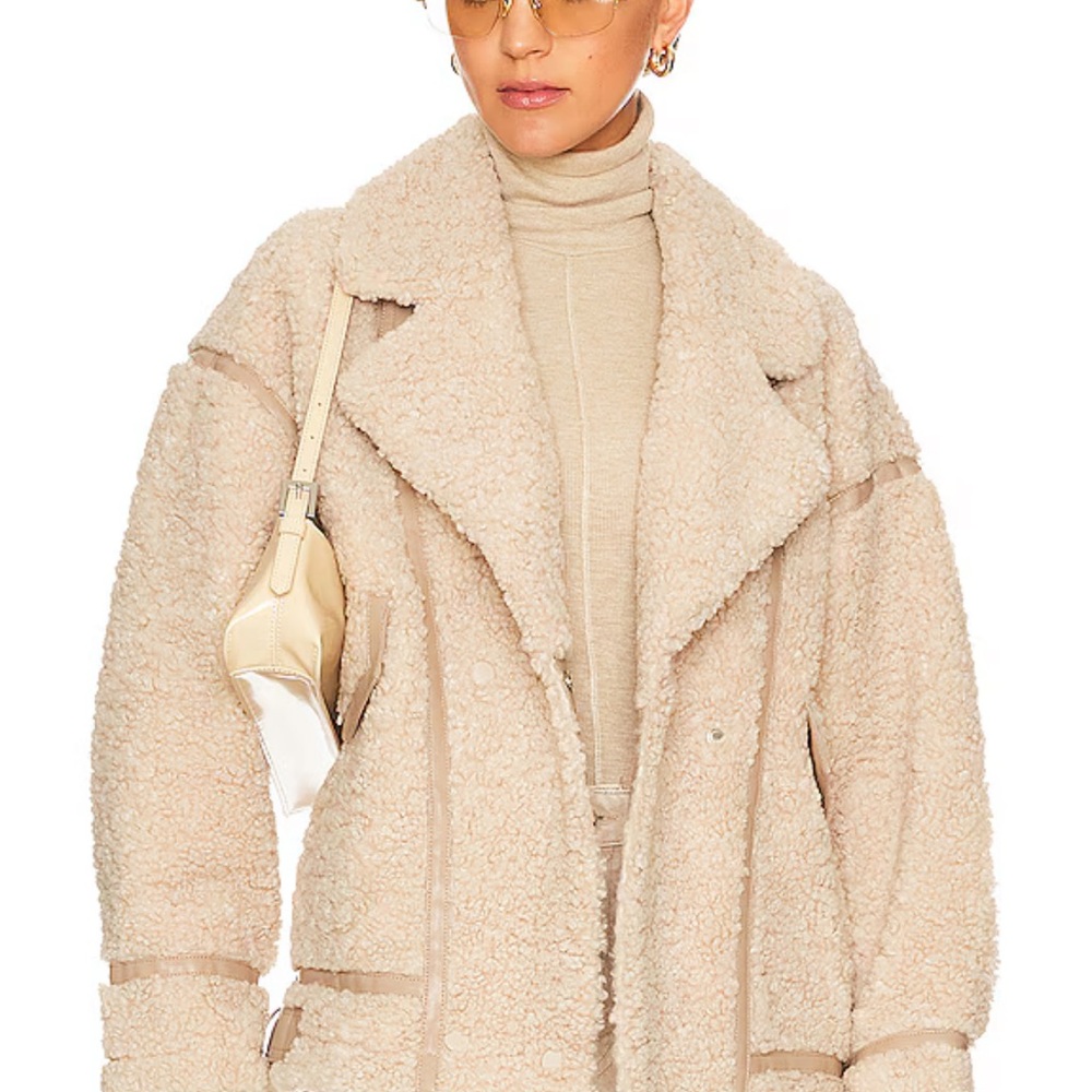 Lamarque Beige Teddy Jacket
